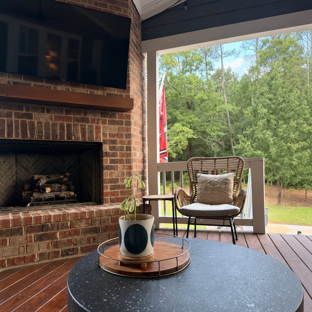 Moon Haven covered porch