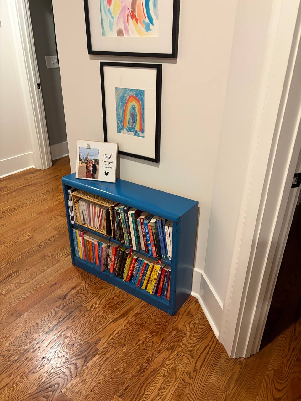 Moon Haven private library bookshelf